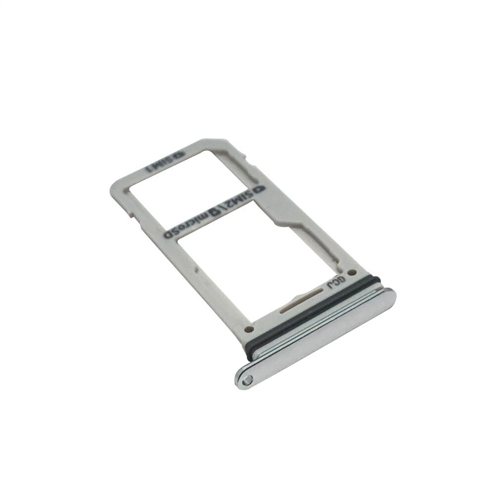 Doble tarjeta Sim bandeja de reemplazo para Samsung Galaxy S8 + S8 más G955F G955U G955A G955P G955T G955V (plata)