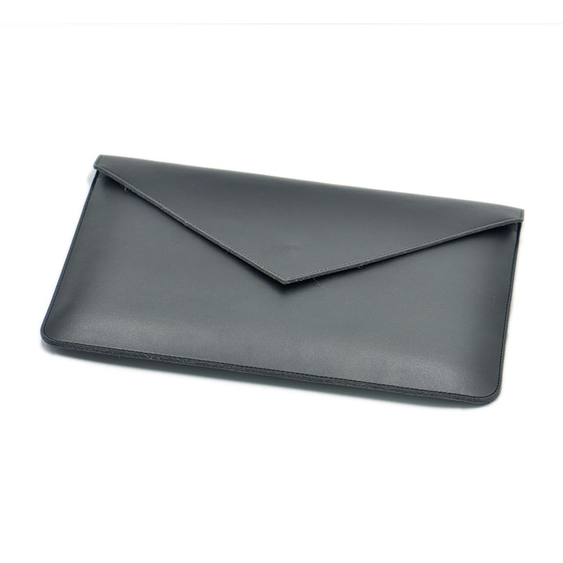 Laptoptaske, etui, 13/14/15.4/16 -tommer taske, kuvertformet pu-læderetui til macbook pro air 13.6 , 14.2-tommers dobbeltlomme