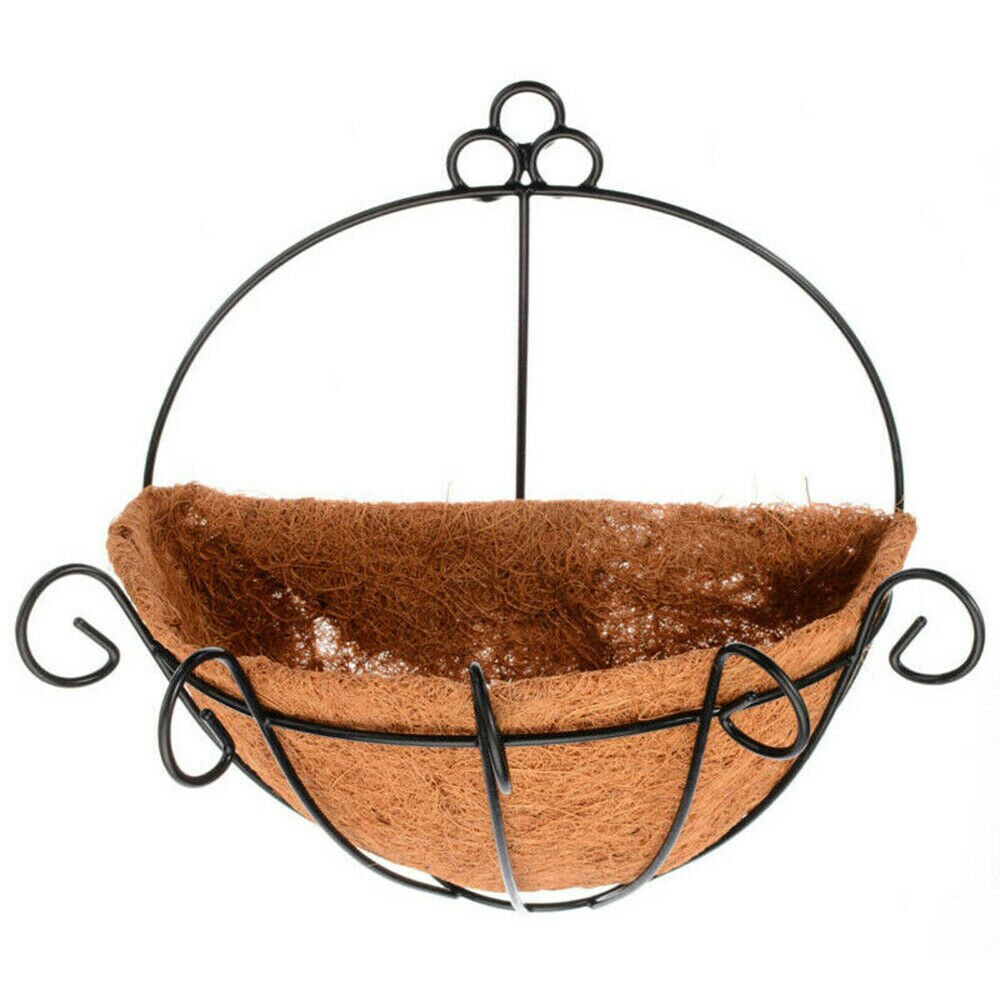 Demi-cercle fleur panier plante Pot support tenture murale maison jardin décoration Garten Pflanze Blume Vase Hangenden Korb