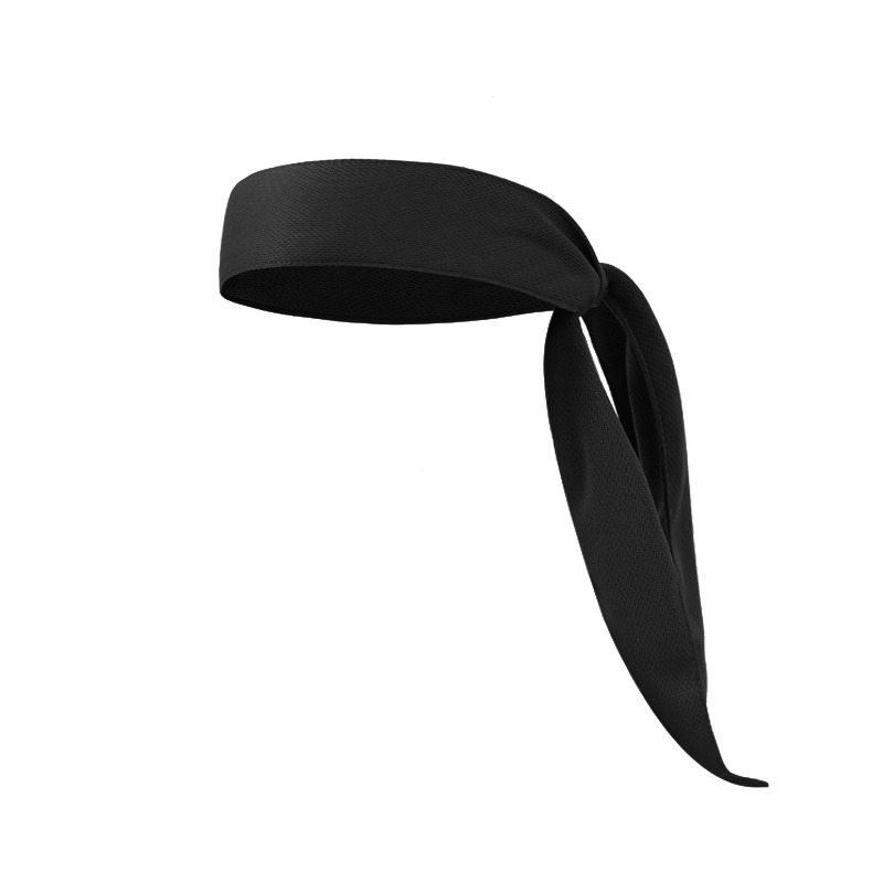 Sport Yoga cheveux ruban écharpe sport sueur courir Tennis Fitness Pirate bandeau Jogging Sports accessoires bandeau: Black
