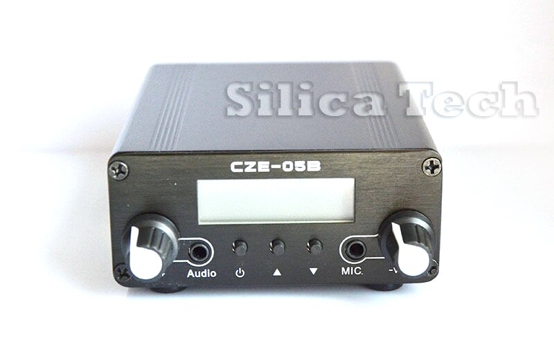 CZERF FM transmitter 0.1W/ 0.5W CZE-05B stereo pll radio broadcast Metal Ant PS Kit