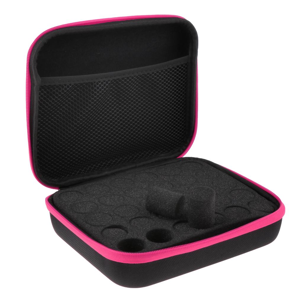 Mallette de transport d&#39;huile essentielle, 30 bouteilles de 5 Ml 10 Ml 15 Ml: Pink