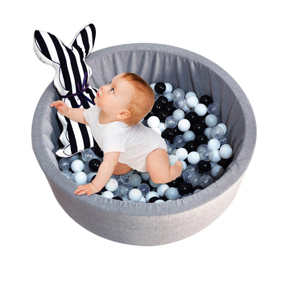 Indoor Soft Comfortable Kids Play Pool Sponge Ocean Deluxe Boby Round Ball Pit Ideal Inflatable Baby Bath Tub