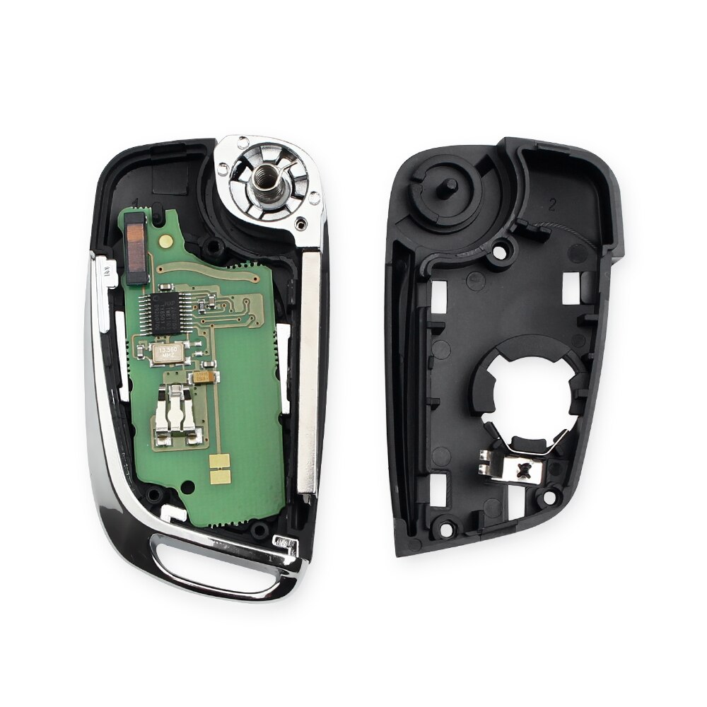 Keyyou Hca/Hu83 2 Knoppen Gewijzigd Afstandsbediening Auto Sleutel Voor Peugeot 307 3008 308 408 433Mhz PCF7961 ID46 CE0536 Flip Sleutelhanger Auto Key