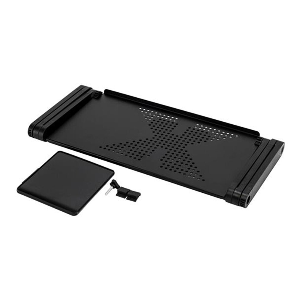 Adjustable Portable Folding Laptop Desk Computer Table Bed Computer Tray Stand Notebook Holder with Mouse Plate For Home Office