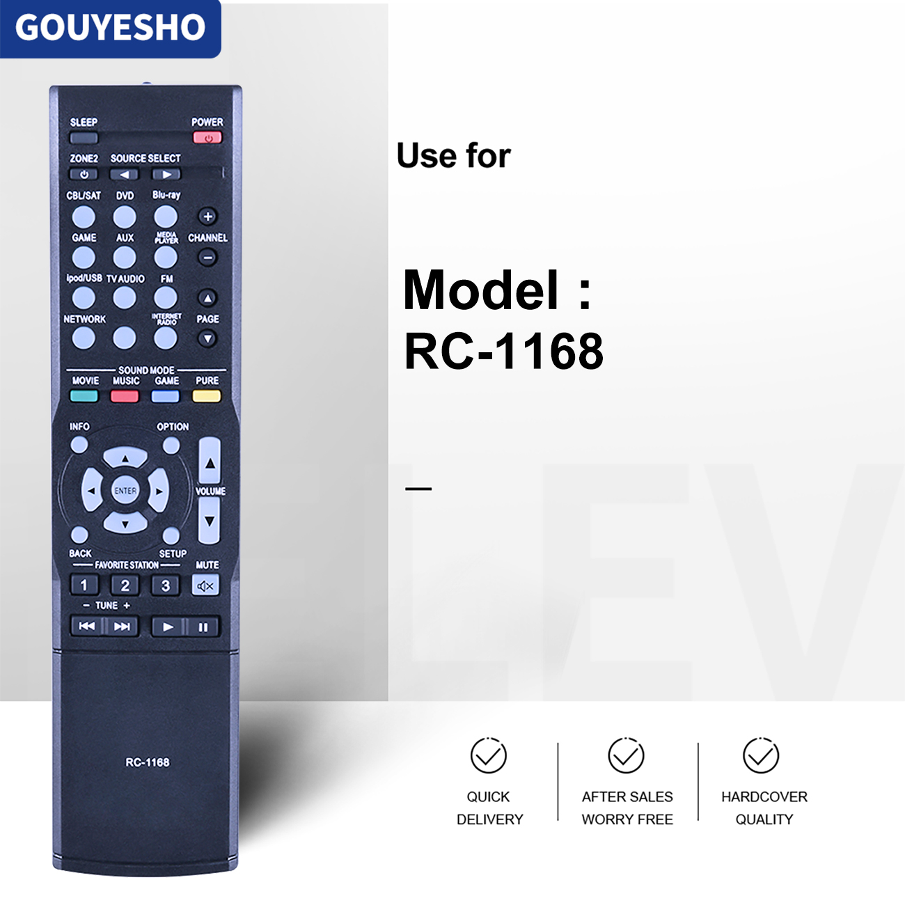RC-1168 RC-1169 Remote Control for DENON AV Receiver AVR-1713 AVR-1613 AVR-4310 DHT-E251BA AVR-1912 AVR-1612