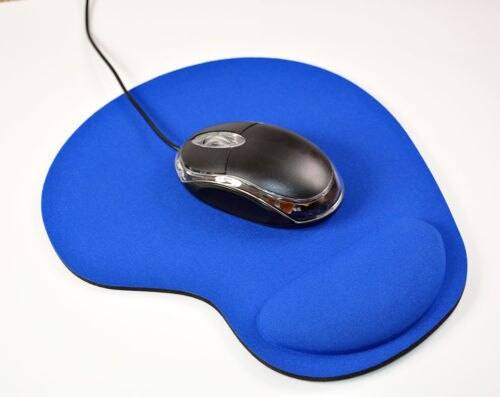 Gaming Mouse Pad with Wrist Rest for Gaming,Computer, Laptop & Mac Pain Relief,at Home Or Work Mouse Mat with Hand Rest Mice Pad: Dark blue