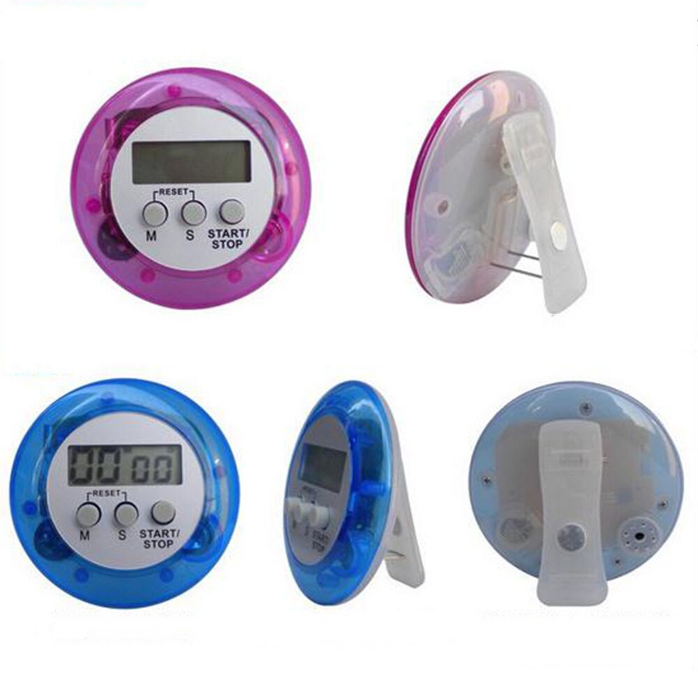 Mini LCD Digital Screen Kitchen Timer Square Cooking Count Up Countdown Alarm Sleep Stopwatch Digital Display Clock Timer