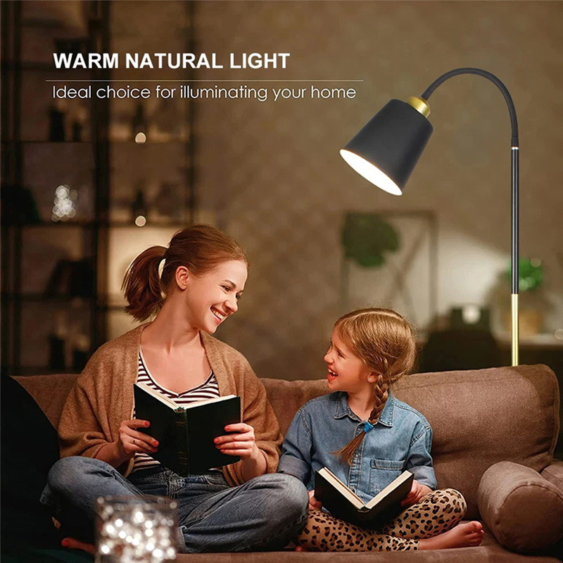 Moderne eenvoudige ijzeren verfvloerlamp voor woonkamer slaapkamer hotelverlichting Creëer comfortabele en warme LED-verlichting voor binnen