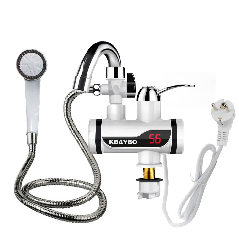 3000W EU plug Electric Water Heater Kitchen Instant heater immersion heater Cold Dual-Use A-0668