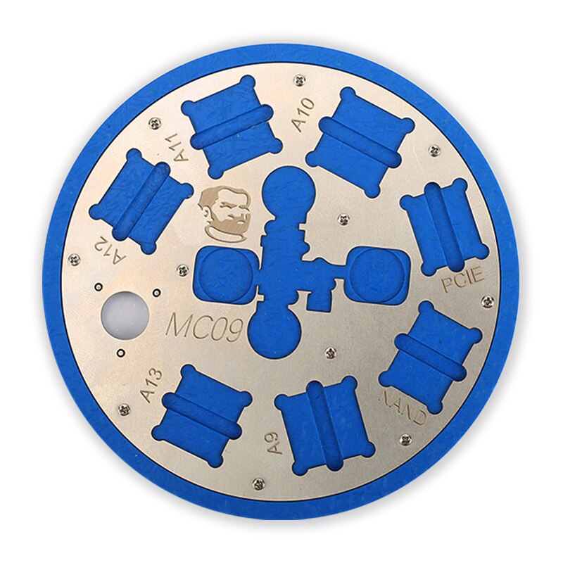 MECHANIC MC09 PCIE NAND Chip Slot-holder for Phone A13 A12 A11 A10 A9 Microscope Glue Remove Base 6-8 Fingerprint Repair Fixture