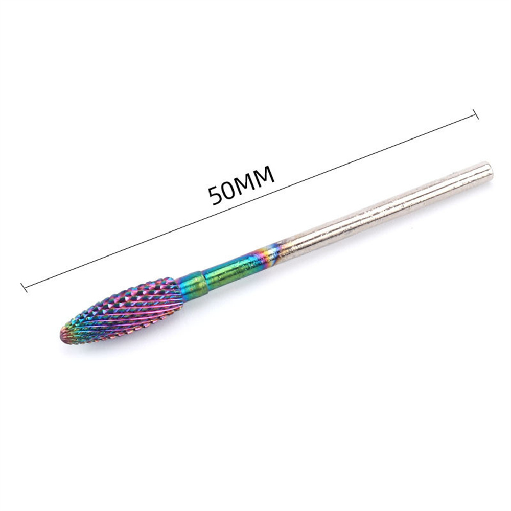 Tungsten Carbide Nail File Bits Nail Slijpen Heads Grote Kegel Veiligheid Bits Nail Cuticle Bits Voor Manicure Polijsten Pedicure: SKU2