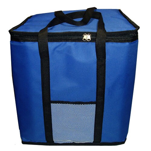 14 inch grote thermische pizza tas Dikke Koeltas Geïsoleerde pizza opbergtas Verse voedsel levering Container 45x45x40 cm: 14inch blue