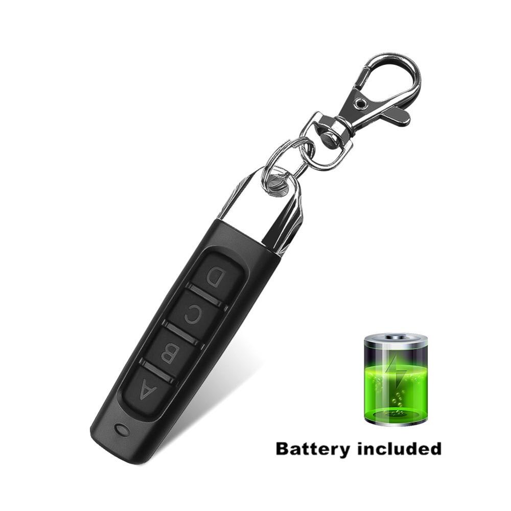 4 Buttons Multifunction Remote Control 433MHZ Wireless Transmitter Garage Gate Electric Door Copy Controller Anti-theft Lock Key