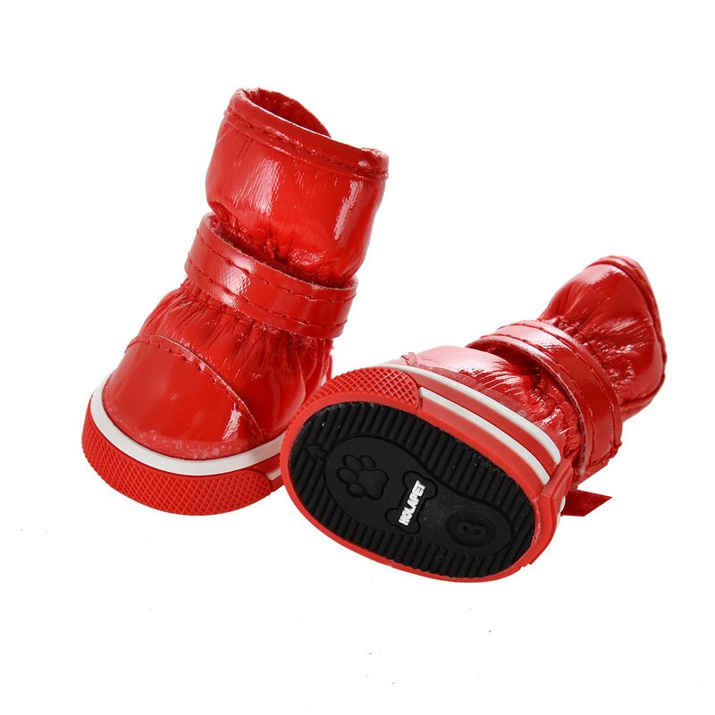 GGATC Pet Dog Shoes For Small Dogs Warm Fleece Puppy Pet Shoes Waterproof Dog Snow Boots Chihuahua Yorkie Shoes Pet Products