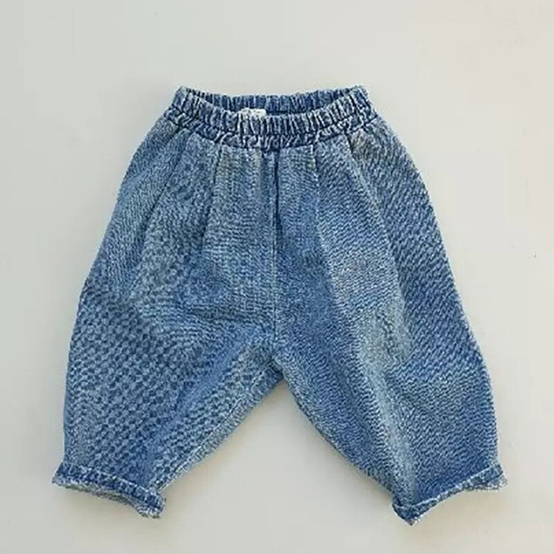 2022 Lente Zomer Peuter Kinderen Casual Broek Jongens En Meisjes Effen Kleur Dot Broek
