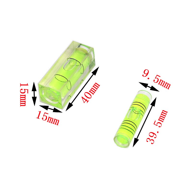 5pcs Multifunctional Mini Bubble Level Woodworking Wooden Horizontal Bubble Mini Level Feet Foot Slope Measuring Tools