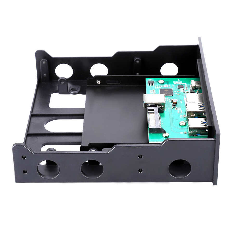 USB 3.1 Tipo C USB/lettore di Schede SD Adattatore Per 3.5 ''Floppy Bay Front Panel LJ