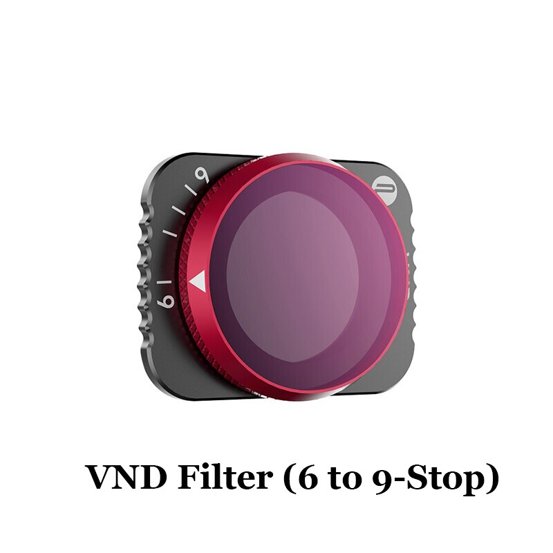 På lager pgytech dji mavic air 2 vnd filter 2 to 5- stop 6 to 9- stop quick-release kamera linse filter original: (6 to 9- stop)