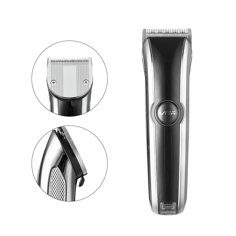 VGR V-288 Electric Hair Clipper USB Charging Portable Mini Stainless Steel Cutter Head Hair Shaver