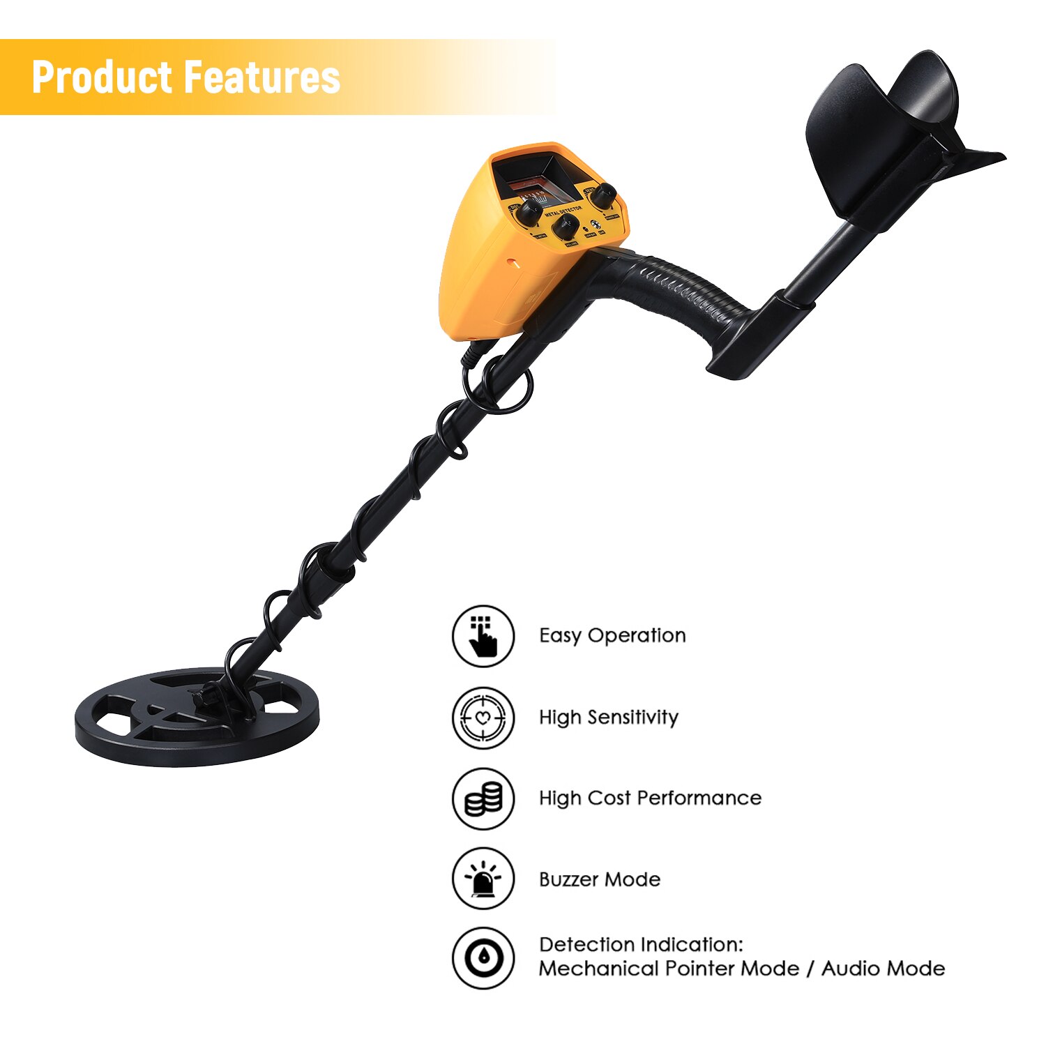 Underground Metal Detector Metal Finder High Precision Treasure Hunter Gold Digger