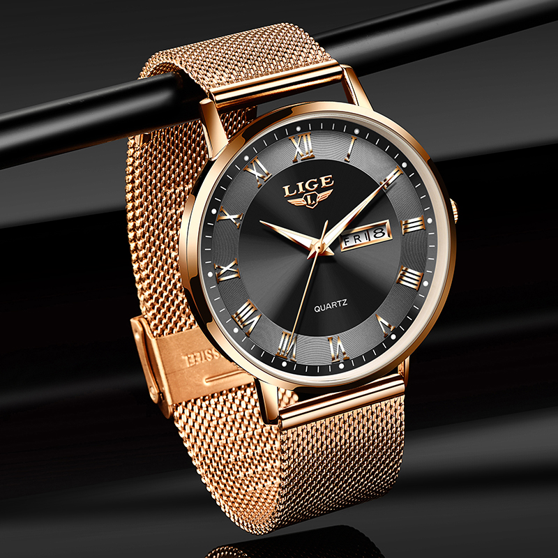 LUIK Top Merken Luxe Horloges Voor Mannen Casual Quartz Horloges Waterdicht Lichtgevende Datum Week Heren Horloge Reloj Hombre