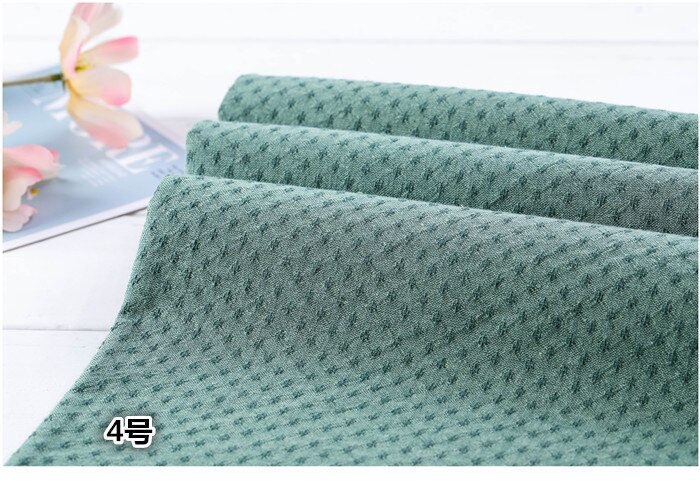 50*140cm tykke bløde prikker gradient japansk garn farvet bomuld quilting kjole tøj stof håndlavet pung patchwork trimning syvæv klud: 4