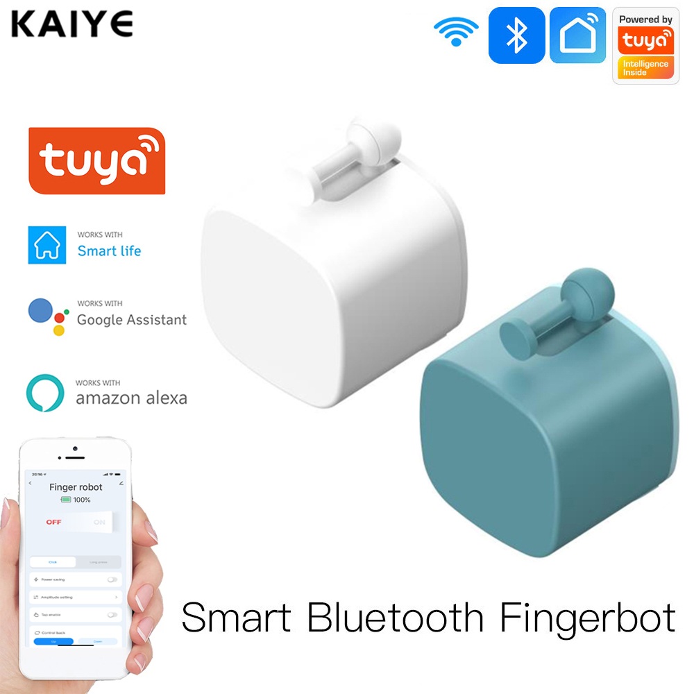 Smart Switch Button Pusher Bluetooth Fingerbot Tuya Smart Life App or Timer Control Add Hub Compatible With Alexa Google Home