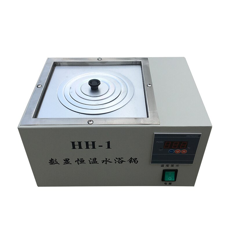 Digital Display Constant Temperature Water Bath Pot Single Hole Water Bath Box Electric Heating Water Bath HH-1