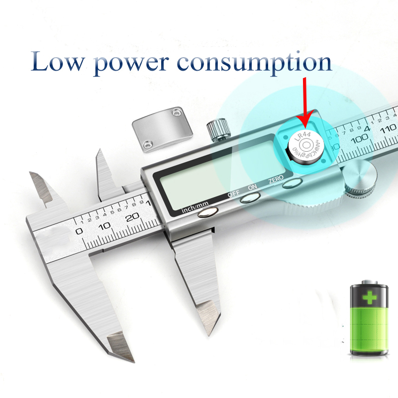 Digital vernier caliper measurement tool Stainless steel electronic digital caliper Micrometer LCD Work waterproof