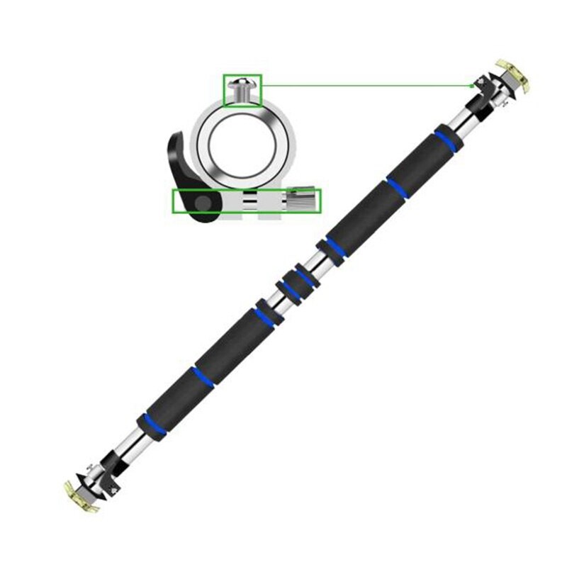 Optrekstang deurkozijn, verstelbare deur horizontale stang vaste gesp thuis workout sportschool optrekstang sport