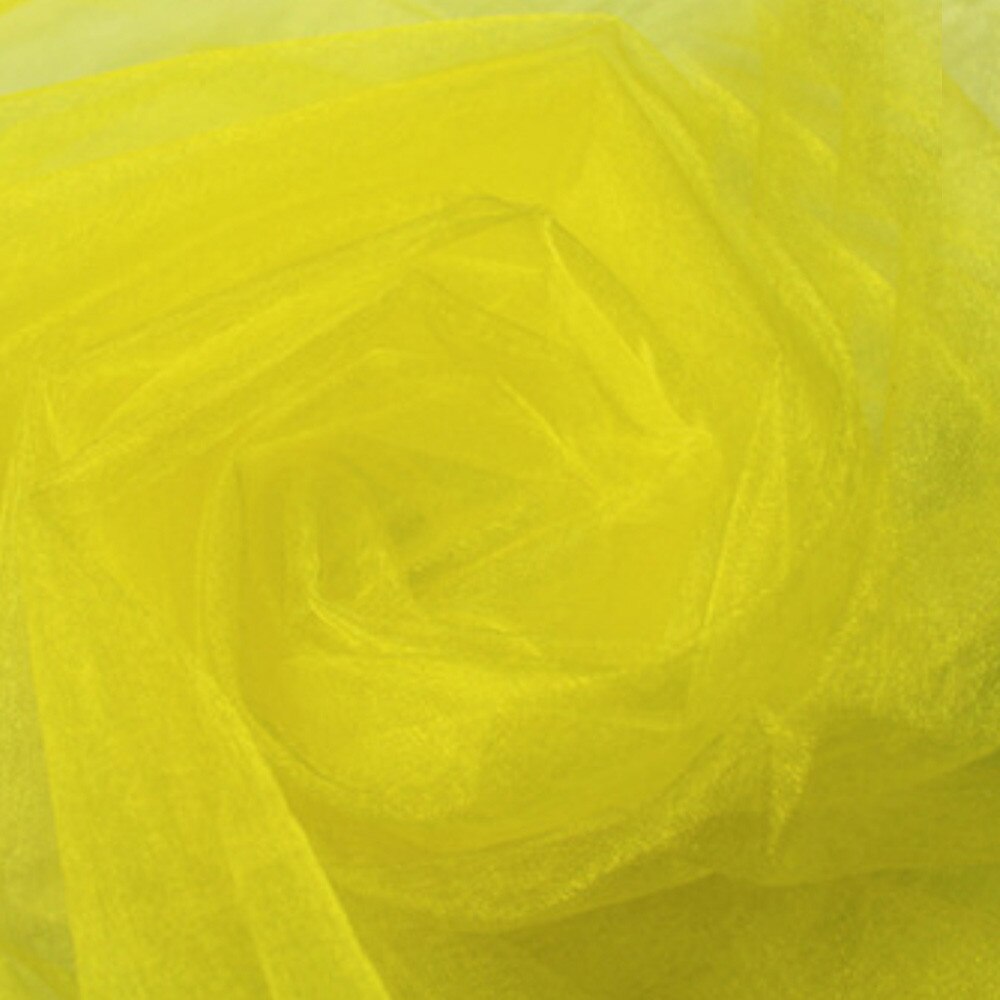 Organza-tejido puro de Organza para decoración de fondo de boda, productos textiles para el hogar, 500CM x 48CM, decoración de habitación: F