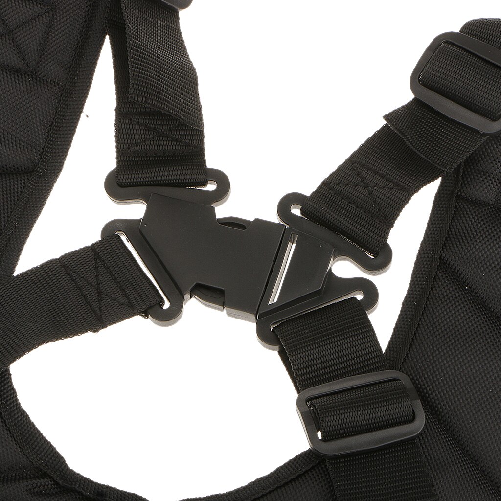 Fityle Zwart Strimmer Double Breasted Schouder Harness Strap Voor Bosmaaier