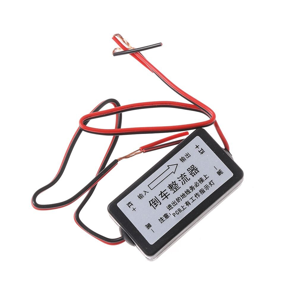 12v dc power relæ kondensator filter ensretter til bil bakkamera backup kamera bil eliminer interferens stik: Default Title
