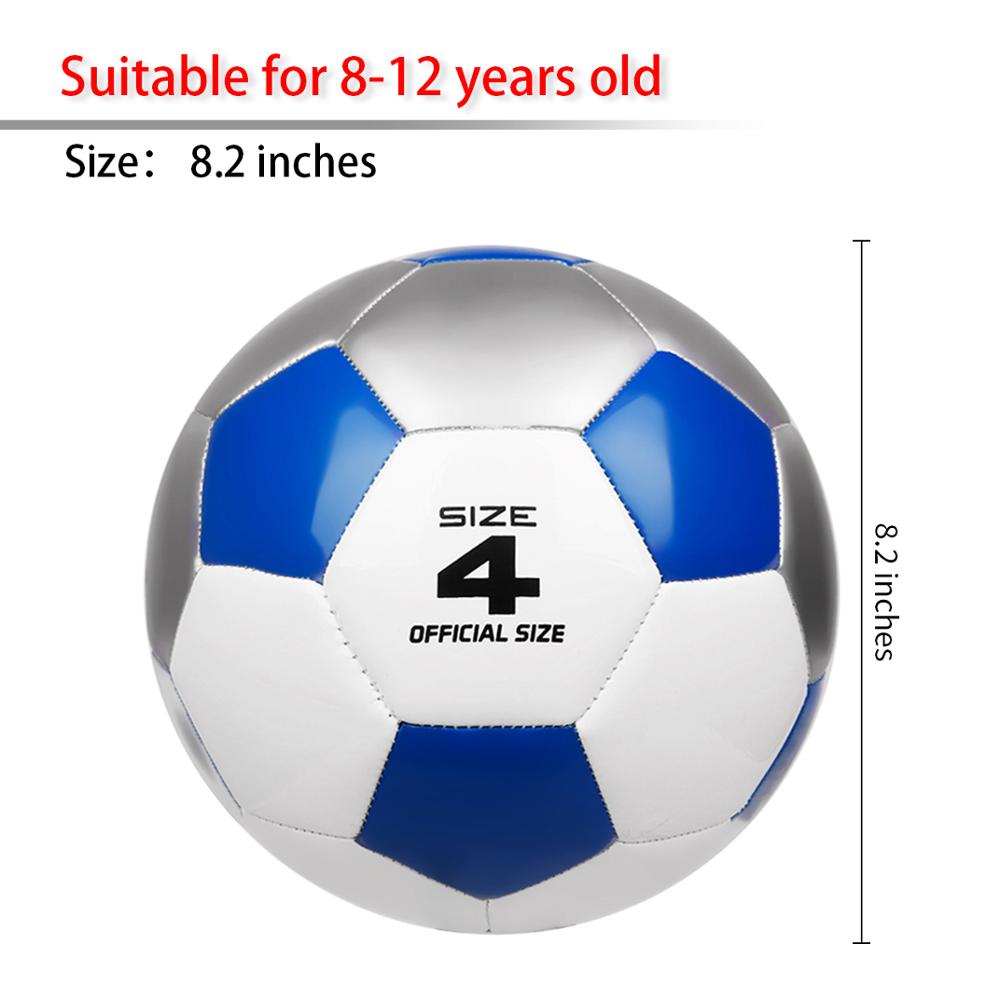 Soccer Ball Practice Traditional Soccer Balls for Kids Youth Adults Training Practice Soccer Balls YANODO Sizes 4 football: yin bai lan