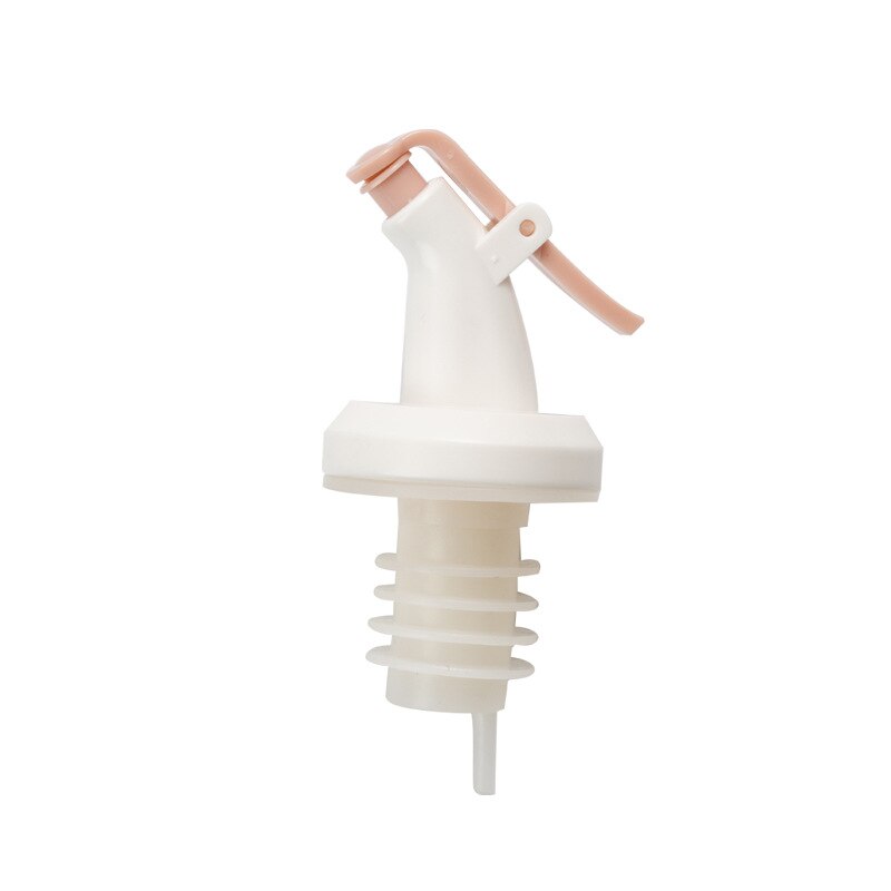 oil bottle dispenser Olive oil bottle sprayer soy sauce ingredient dispenser ASB lock leak-proof stopper flip cap bottle stopper: pink