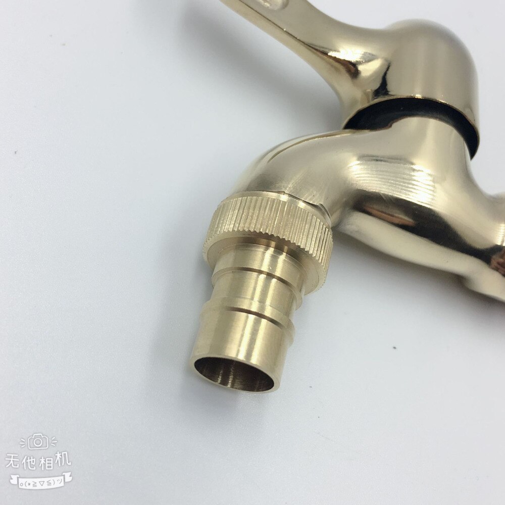 G1/2" Antique Brass Washing Machine Faucet Outdoor Faucet Garden Bibcock Tap Bathroom Washing Machine Water Faucet