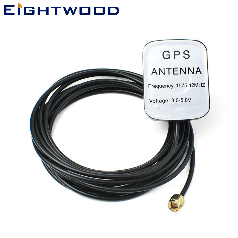 Eightwood 3 Meter Versterken Signaal GPS Ontvanger Antenne Antenne Met SMA Plug MALE RF Conector 1575.42MHz