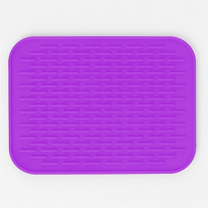 9 kolorów mata silikonowa naczynie robić zapiekania piekarnik podkładka termoizolacyjna pieczenie nieprzywierająca gruba podkładka maty akcesoria kuchenne: purpurowy