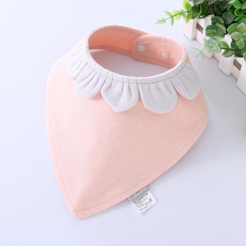 Baumwolle Infant Lätzchen Wasserdichte Baby Mahlzeit Bib Wiederverwendbare Waschbar Baumwolle Baby Lätzchen Spuck Tuch Cartoon Print Pfeil Welle Dreieck Lätzchen