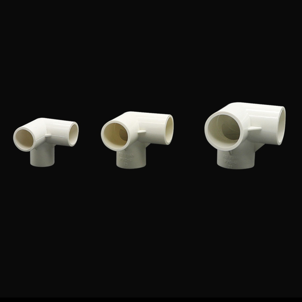 Średnica wewnętrzna 20/25/32mm z PVC 3-drogę robić złącze węża ogrodowego z tworzywa sztucznego nawadniania kropelkowego armatura trójwymiarowy koszulki 1 Pc