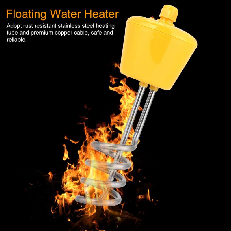220V 2500W High Power Stainless Steel Electric Floating Immersion Water Heater Boiler