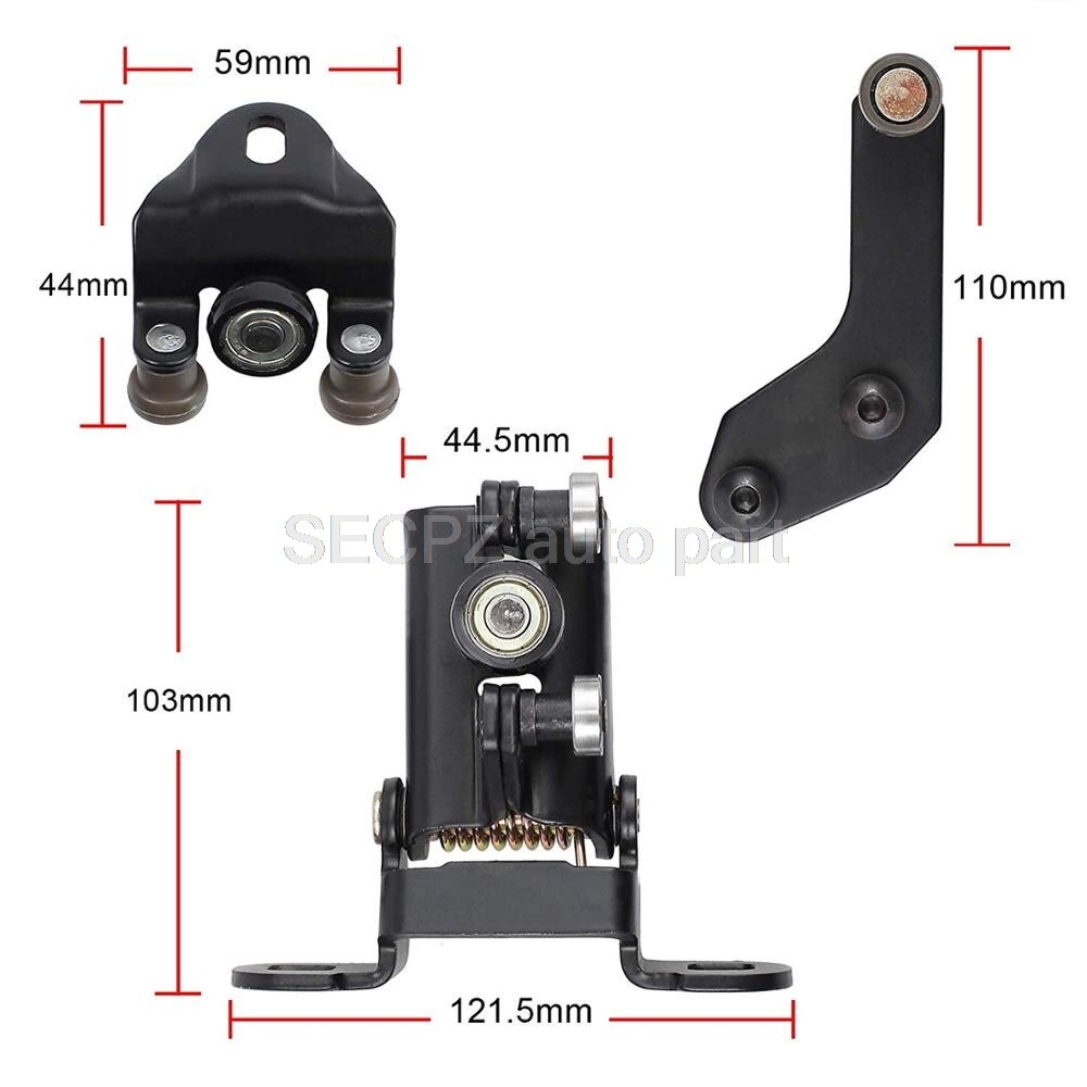 Skyvedør på venstre side topp midt nederst rulleskinne for ford transit  mk6 mk7 1667675 1639910 1705694 4796308