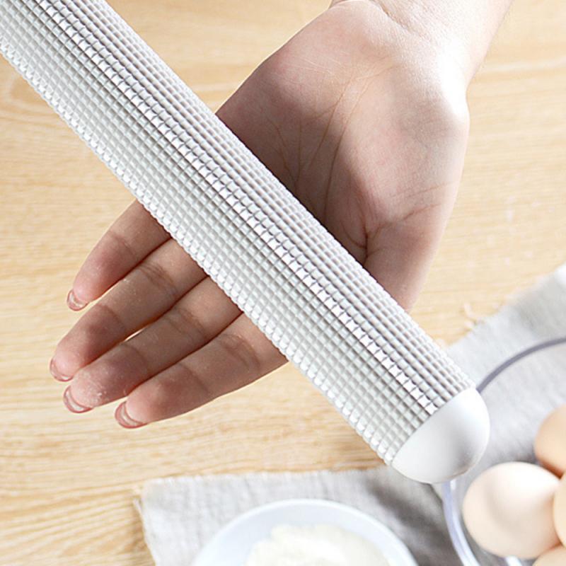 Plastic Non-stick Rolling Pin Kitchen Cooking Baking Tool Craft Baking Fondant Cake Decor Dumpling Skin Dough Roller Rolling Pin