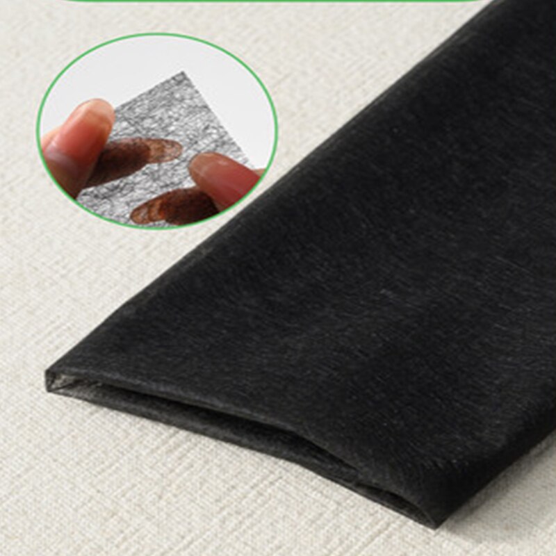 Tissu adhésif Double face noir et blanc, 1x1M, accessoires de bricolage, couture, Patchwork, doublure Non tissée collée pour tissu: Laiton antique