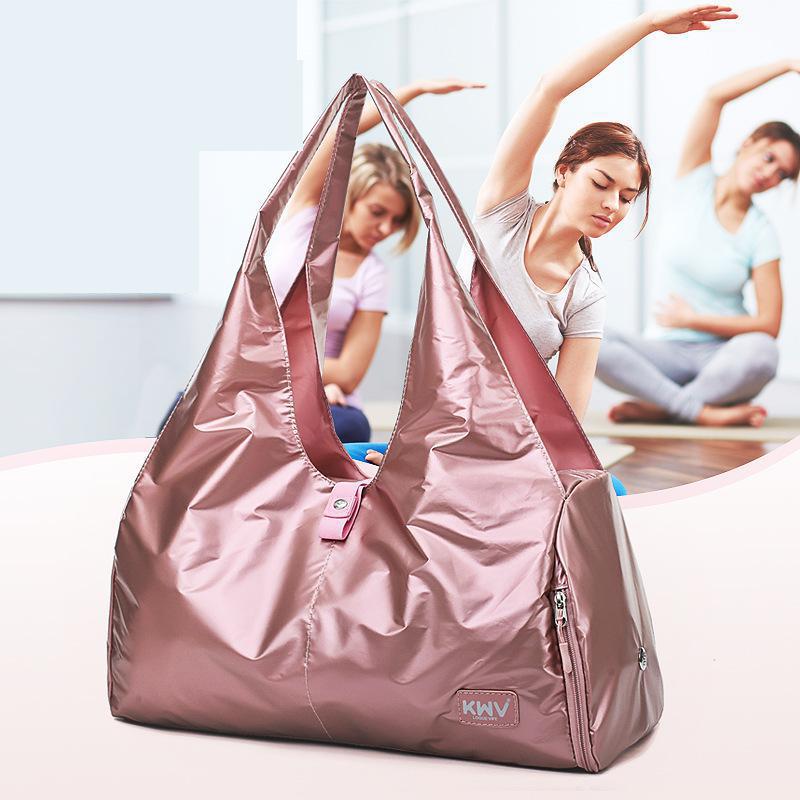 Bolso De Viaje rosa para mujer, Bolsa De Viaje para gimnasio, Fitness, fin De semana, Yoga, grande, De Viaje, equipaje De mano