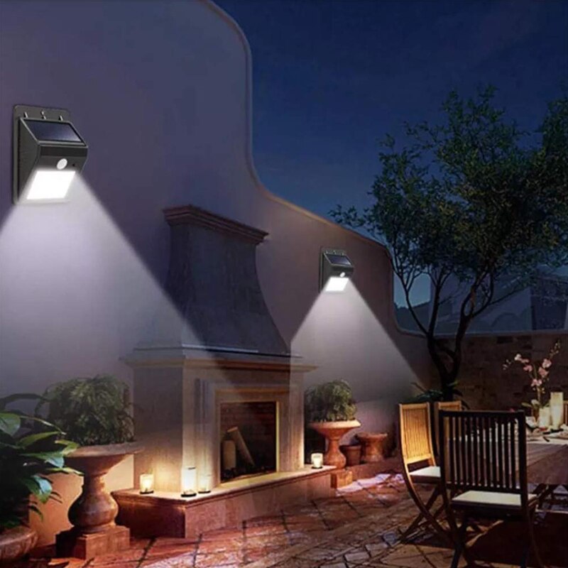 LED Solar Lamp Solar Motion Sensor Lights IP65 Outdoor Street Lights 20/25/30/100/208 Led Security Wall Lamp for Garden Decor