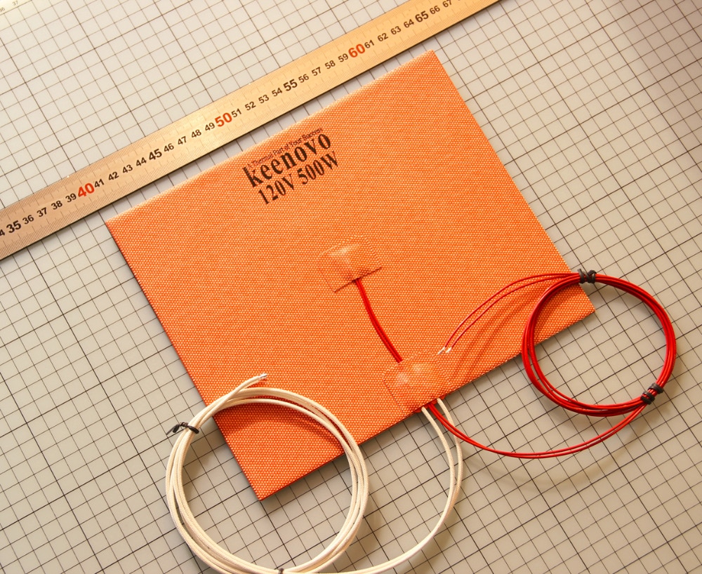 200X240mm 500W 120V Ultimaker 2 Clone 3D Printer Heated Bed Keenovo Silicone Heater Pad