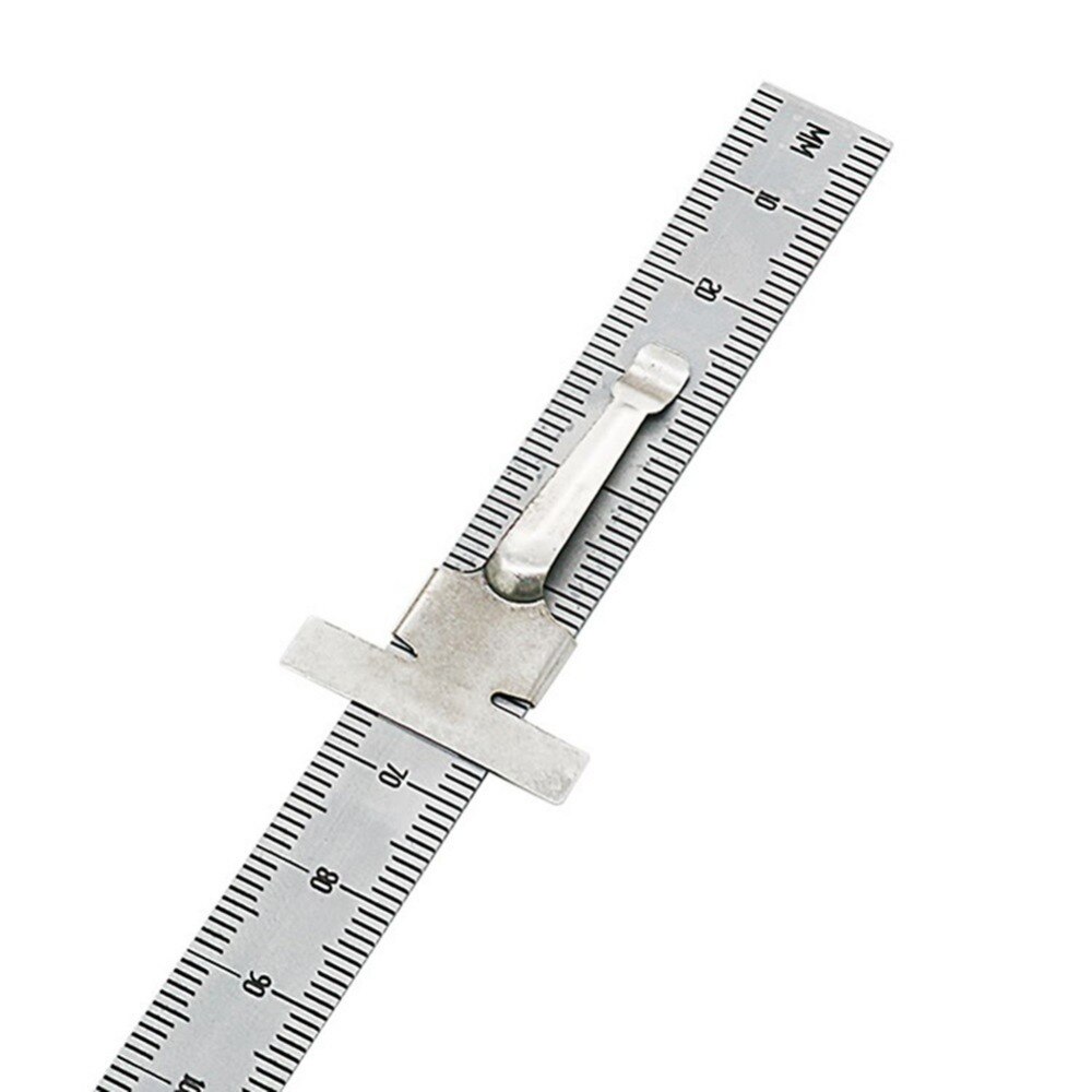 Wedge Taper Ruler Stainless Steel Welding Taper Feeler Gauge Depth Ruler Hole Inspection For Measurement Tool HY36