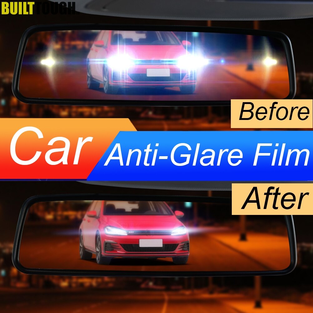 1 Stk/set Auto-interieur Achteruitkijkspiegel Anti-Glare Fog Film Krasvast Nano Beschermende Sticker Auto Accessoires